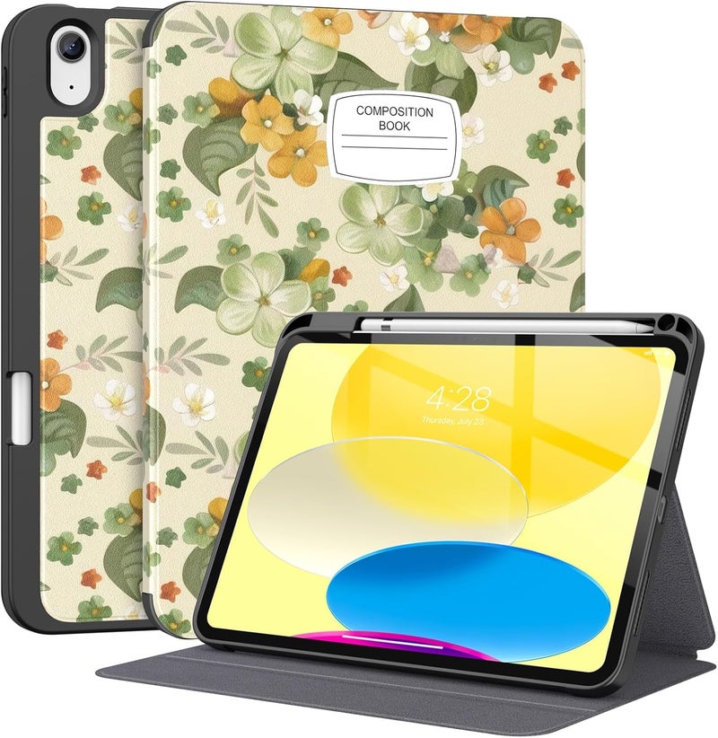 Supveco Case for iPad (A16) 11th Generation 11 inch (2025),iPad 10th Generation 10.9 inch (2022) with Pencil Holder-[Auto Wake/Sleep],Premium Folio Stand Case with Soft TPU Back Cover- - Image 1